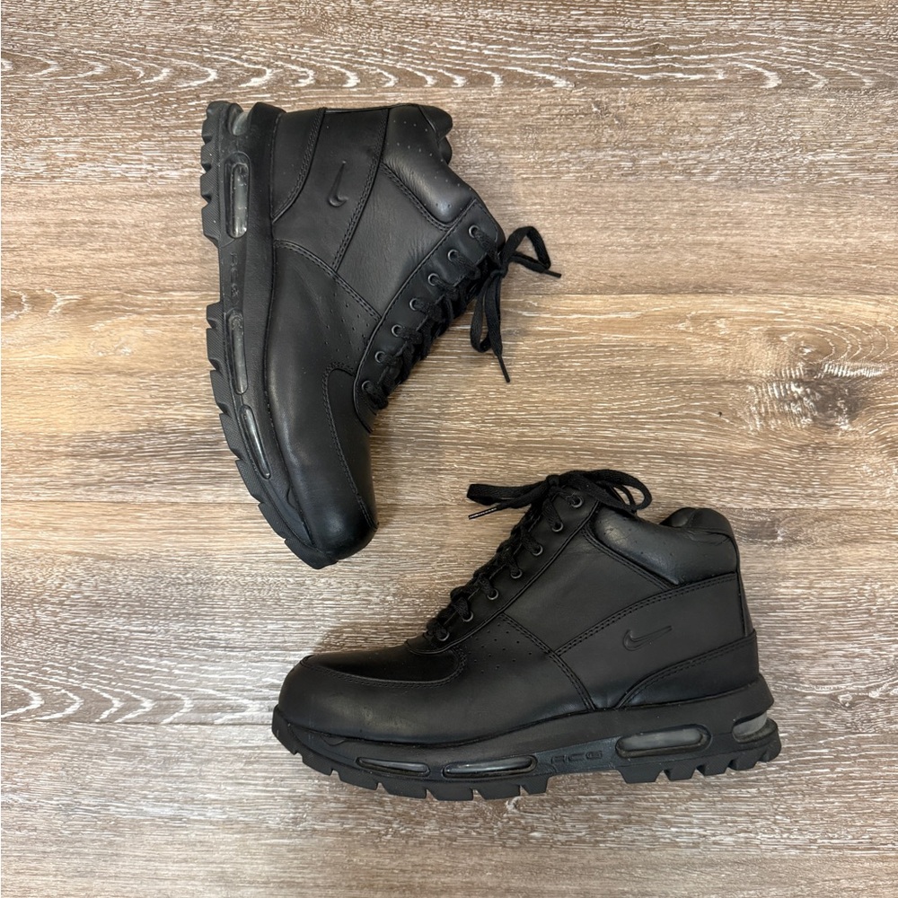 Nike Air Max Goadome Boots All-Black Leather
